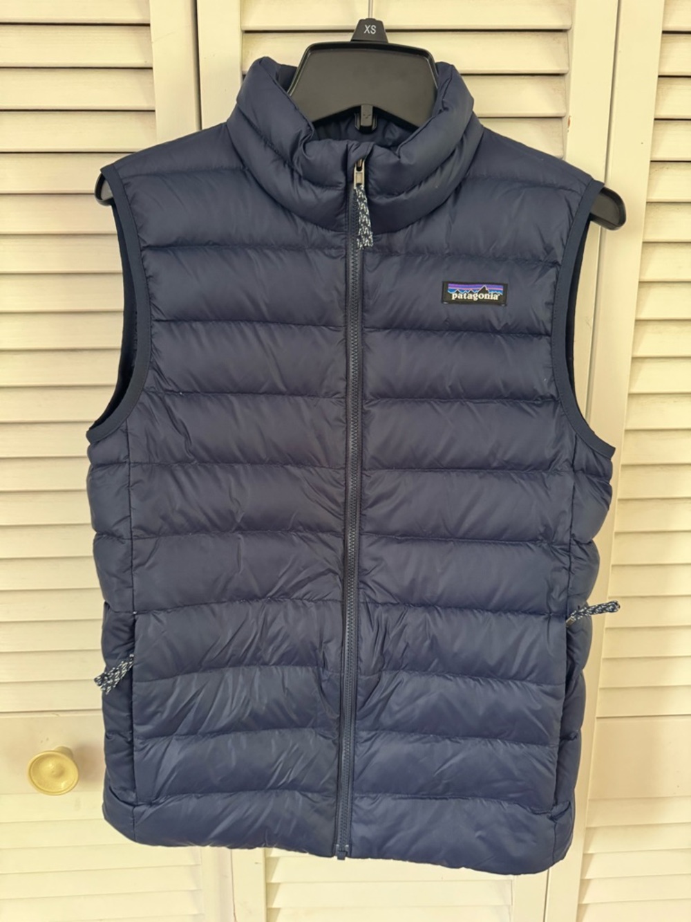 Patagonia Navy Quilted Down Vest